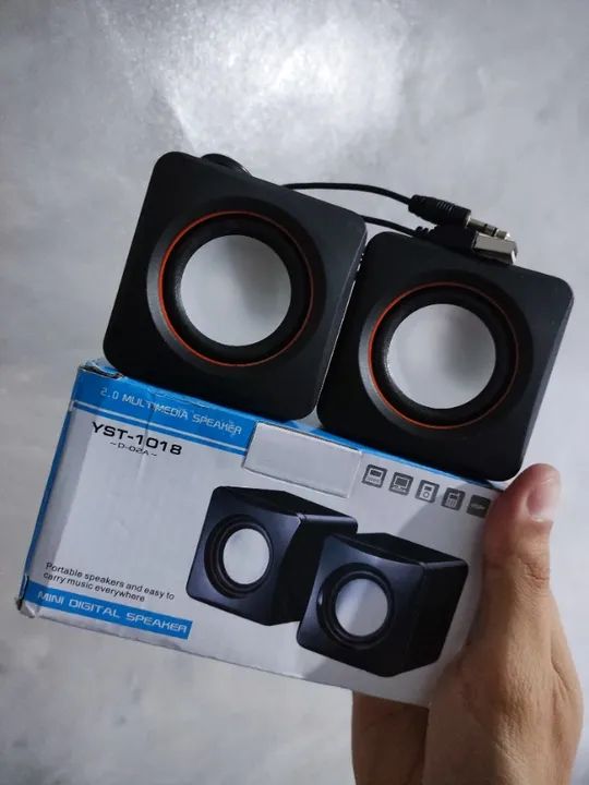 Caixa de Som Mini Digital Speaker 5W - Computador e Notebook YST-1018 - Nova
