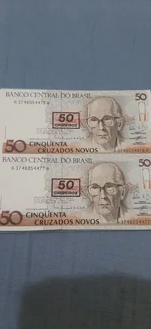 Cédula 50 cruzados novos (sequência)