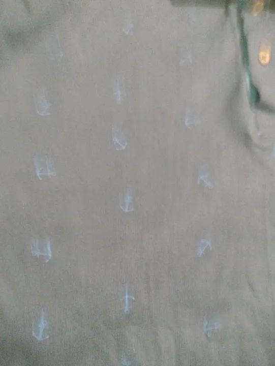 Polo Masculina Azul com Estampa - Foto 3
