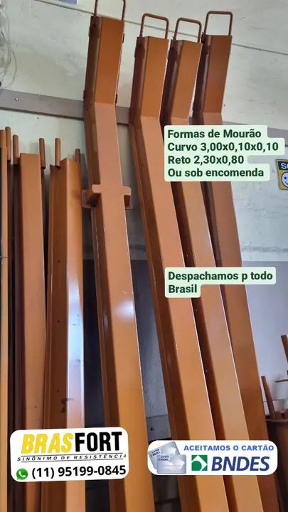 Forma de Poste de Cerca Alambrado  - Foto 2