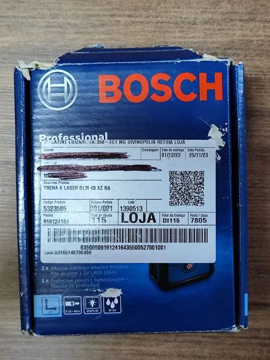 Trena - Medidor a Laser Bosch GLM 40 Professional - Foto 5