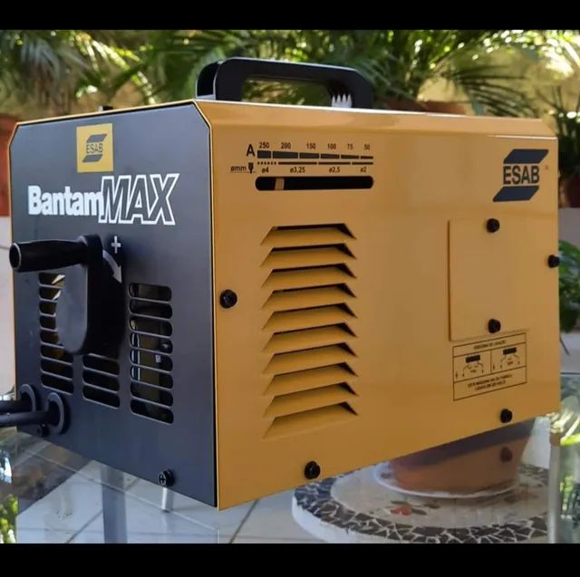 Máquina de Solda Transformador ESAB Serralheria Serralheiro Solda Soldador Eletrodo Ofici  - Foto 2