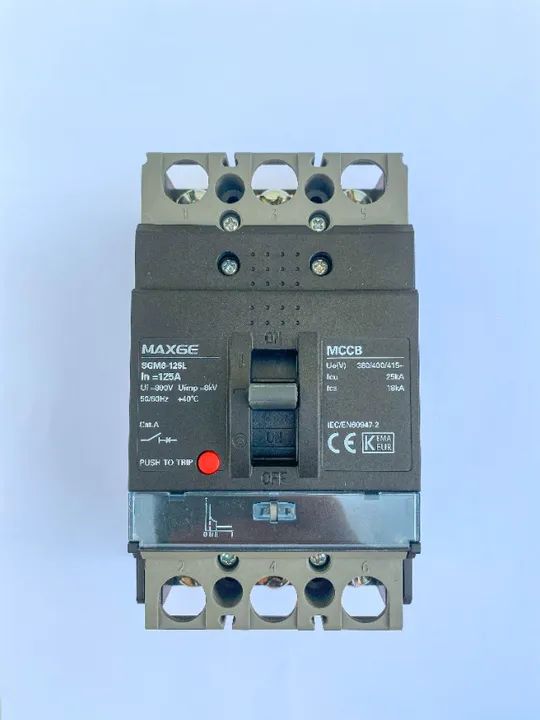 Disjuntor Caixa Moldada 125A / 25kA / 3P - Maxge