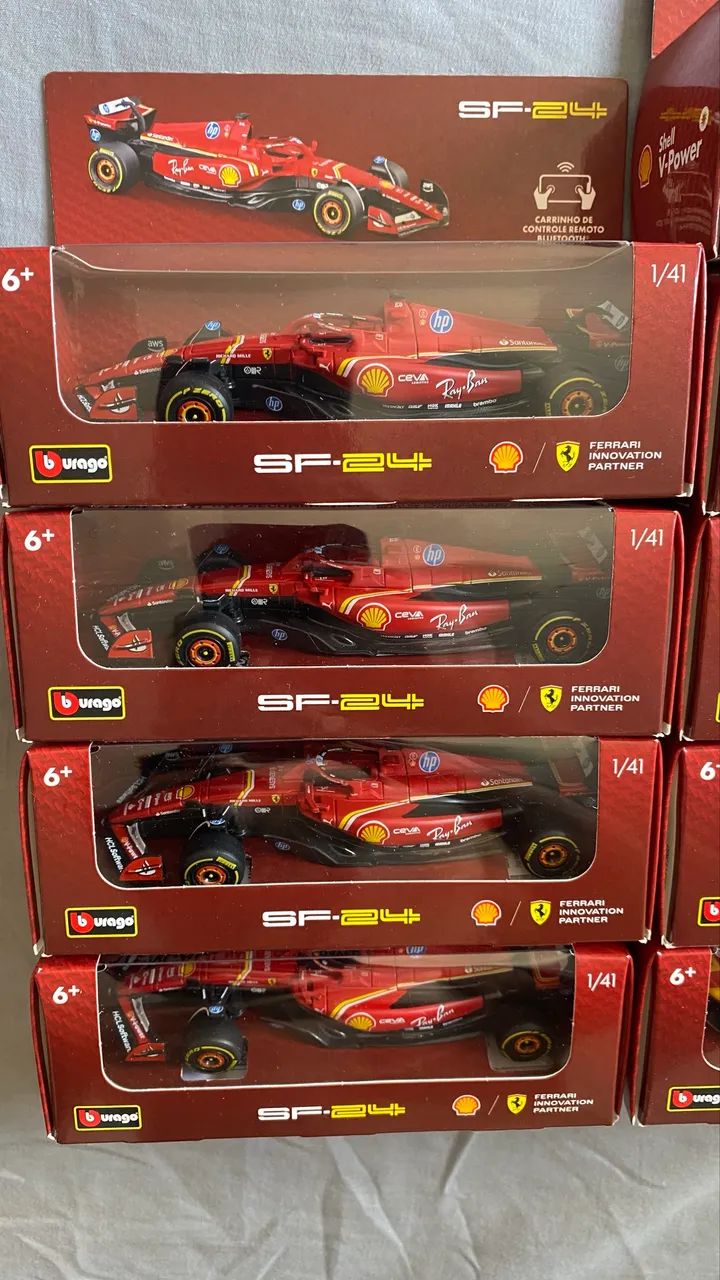 Miniatura Ferrari postos Shell Controle Remoto - Foto 3