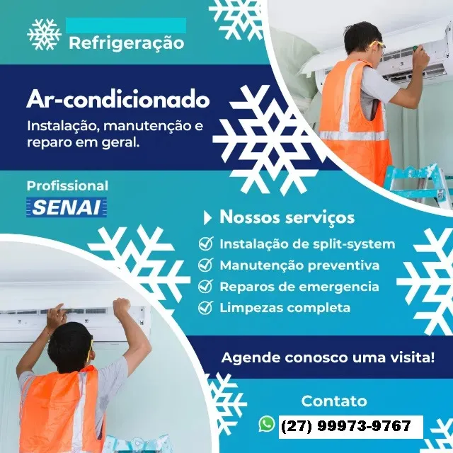 Instalação Ar Condicionado Split - Higienização - Desinstalação -Com Garantia - Ac Cartão