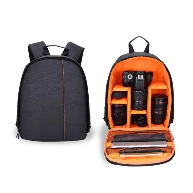 Mochila Profissional p/ Fotógrafos Câmeras Lentes Acessórios - Foto 5