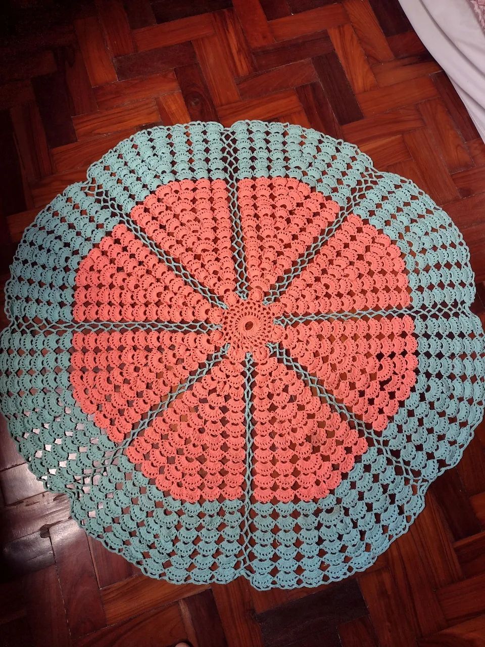 Para sua mãe. Toalha de mesa em crochê, nova, linda. - Foto 3