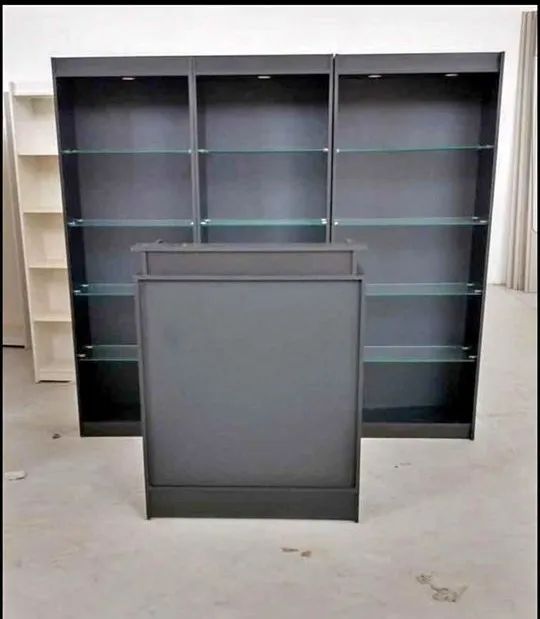 Kit moveis para loja preto MDF - Fabricamos sob medidas