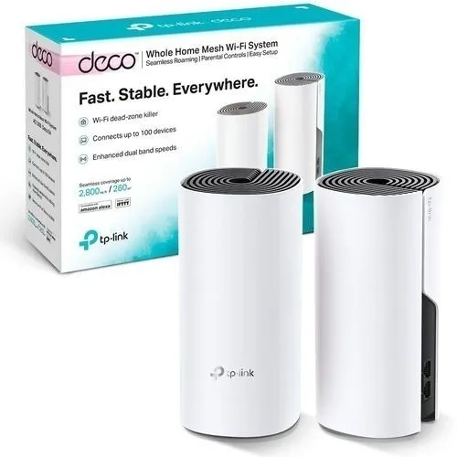 Roteador Mesh Tp-link Deco E4 Branco 2 Unidades 100V/240V