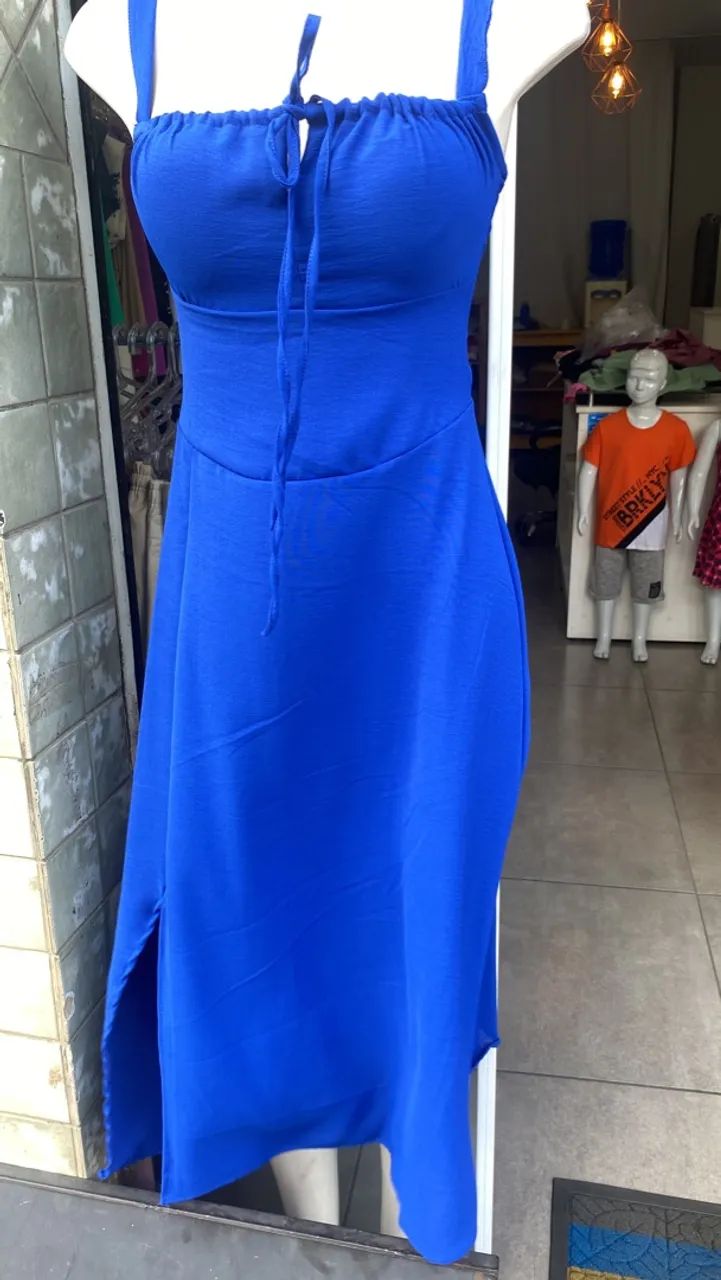 PROMOÇÃO VESTIDO MIDI com  ajuste nas costas   - Foto 2
