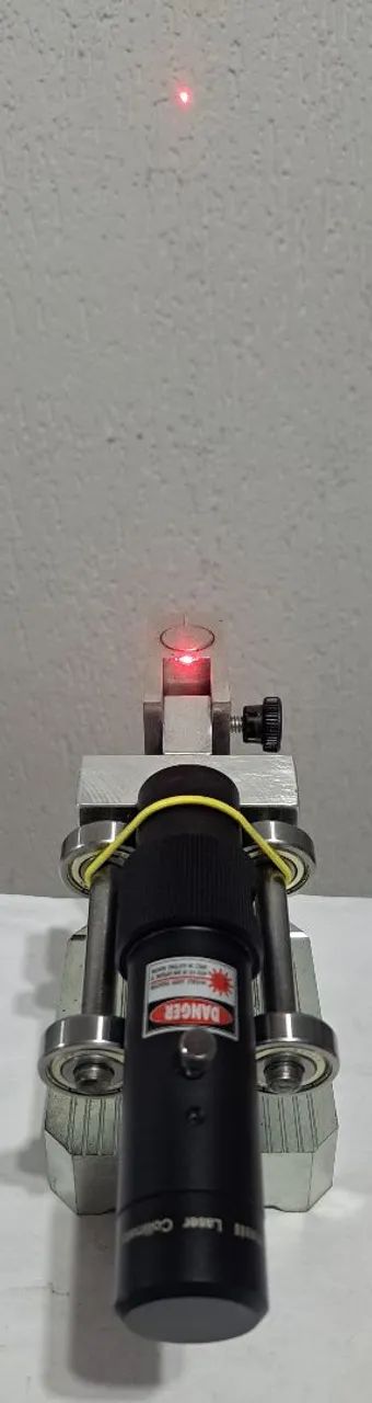 Aferição colimador a laser