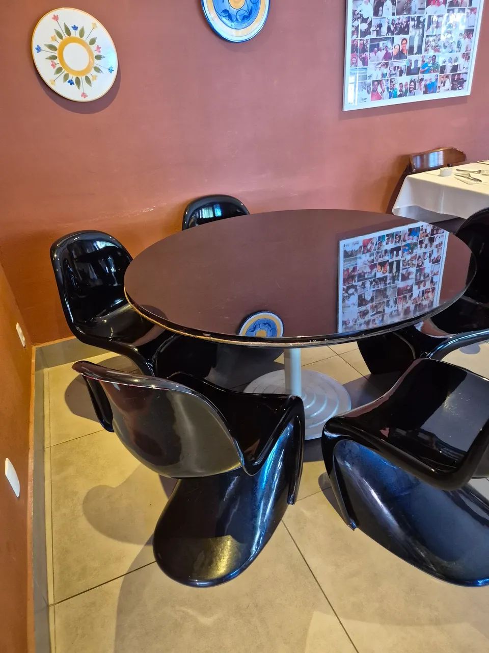 Mesa redonda grande linda64311798070786123