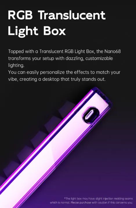 [Novo] Teclado Magnético MADLIONS NANO68, 8000Hz, 0.02 RT, Hot Swap, 65%, RGB, Branco, PC - Foto 5