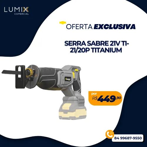 SERRA SABRE A BATERIA TITANIUM