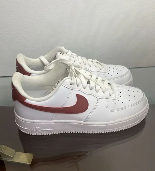 Air Force Tenis Nike Cor Vinho Feminino Nike Air Force Low Branco