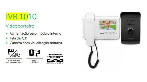 Videoporteiro Intelbrás ja intalado