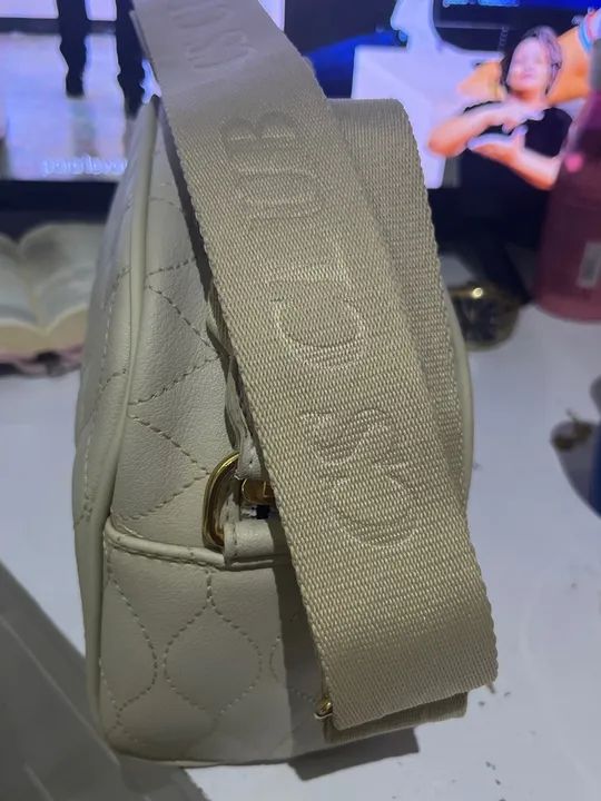 Bolsa C&Club Bege Carmen Steffens - Foto 4