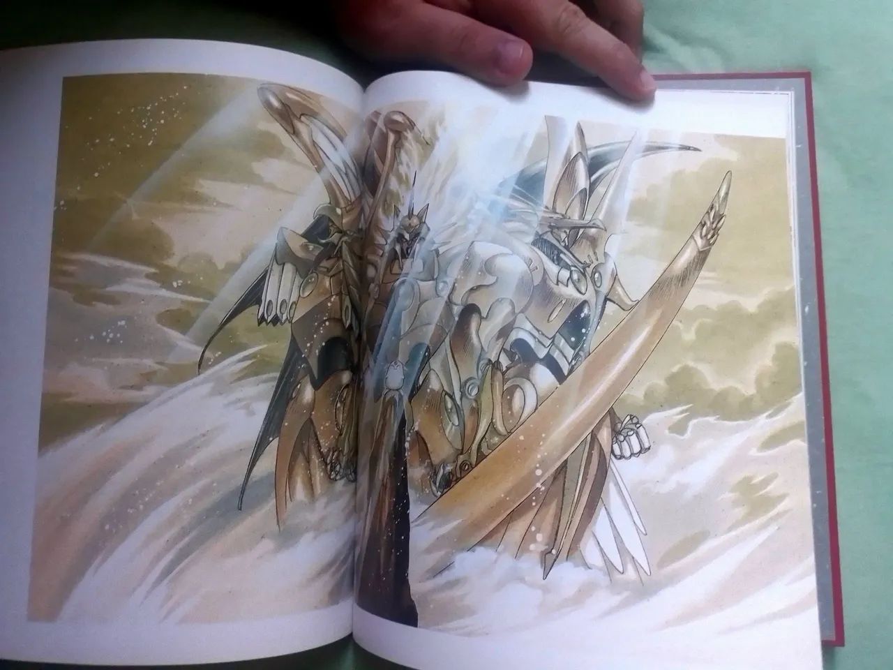 Artbook Guerreiras Mágicas de Rayearth 2 de 1996 original japonês - Foto 3