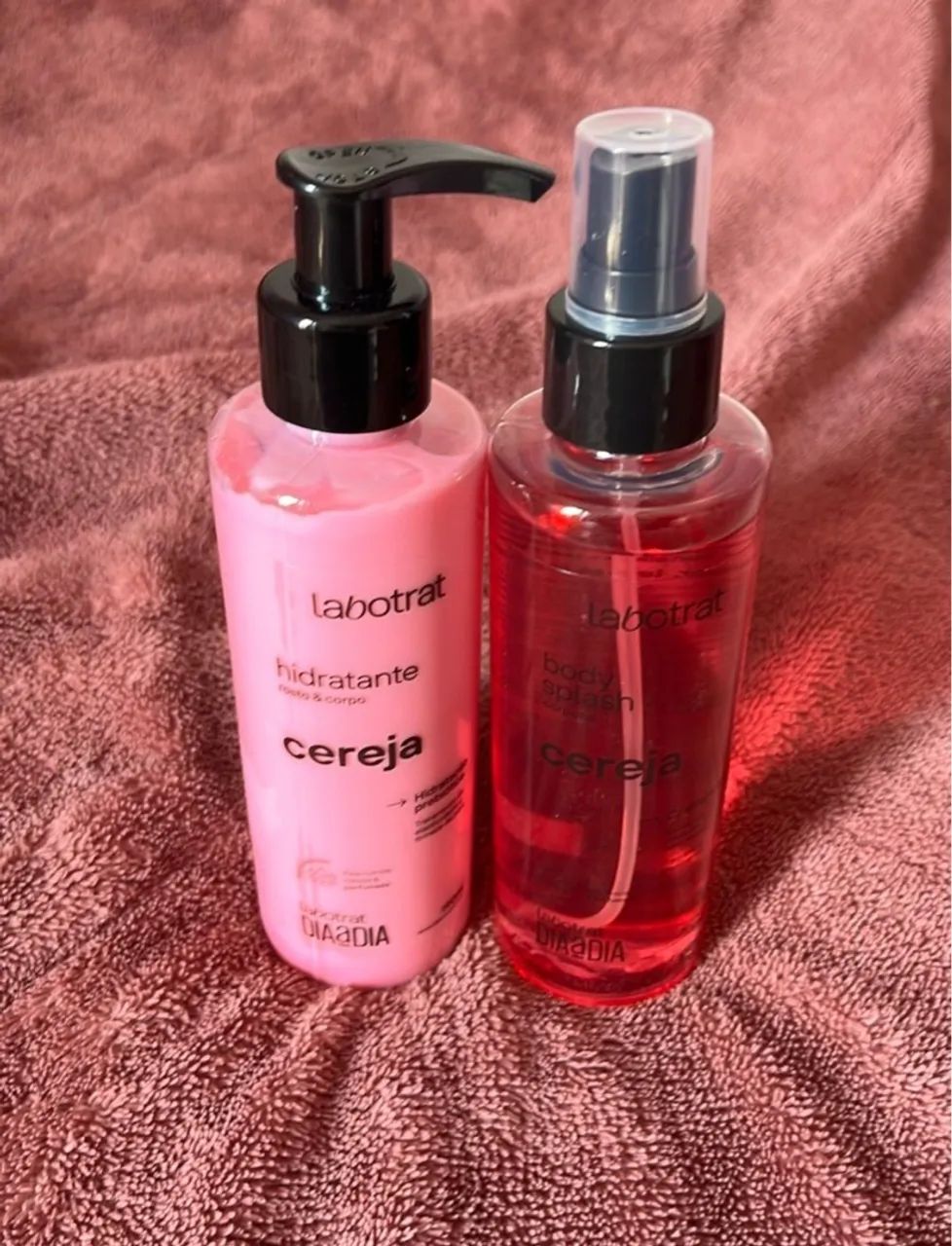 Kit Labotrat Cereja - Hidratante e Body Splash - Foto 2