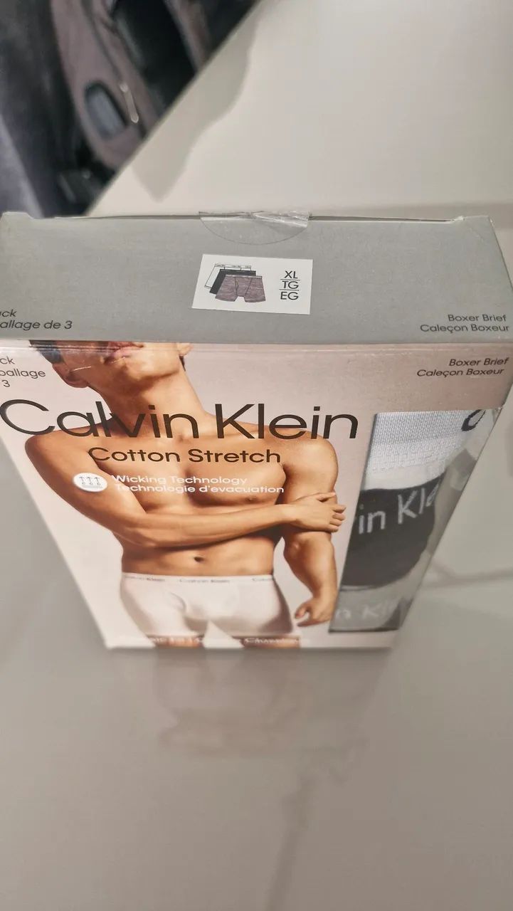 Kit underwear Calvin Klein - 3 peças - Icon e Cotton Stretch - Foto 3