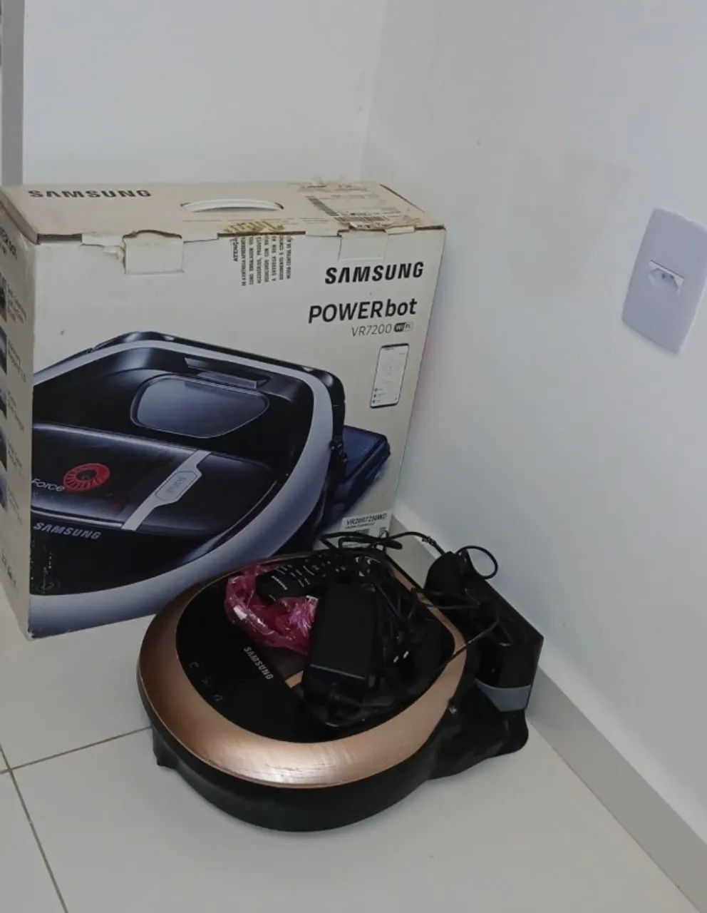  Robô Aspirador Samsung PowerBot 7200 - PARA PEÇAS ou CONSERTO - Foto 3