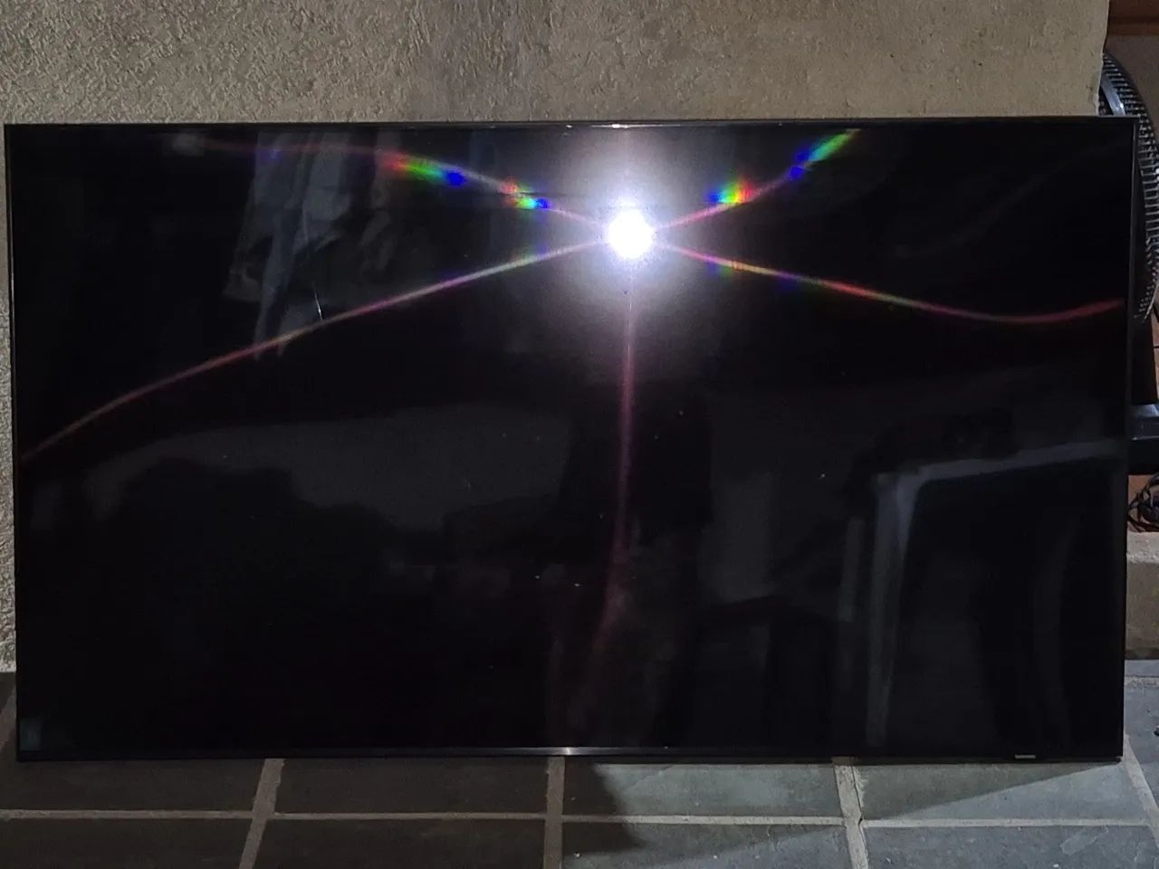 TV Samsung 55 polegadas com tela quebrada - Foto 4