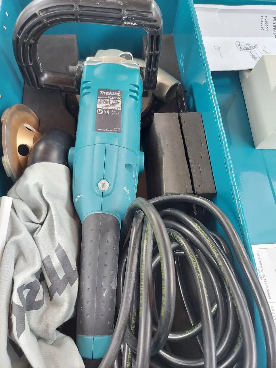 Esmerilhadeira Angular Makita PC5000C 220V - Foto 3