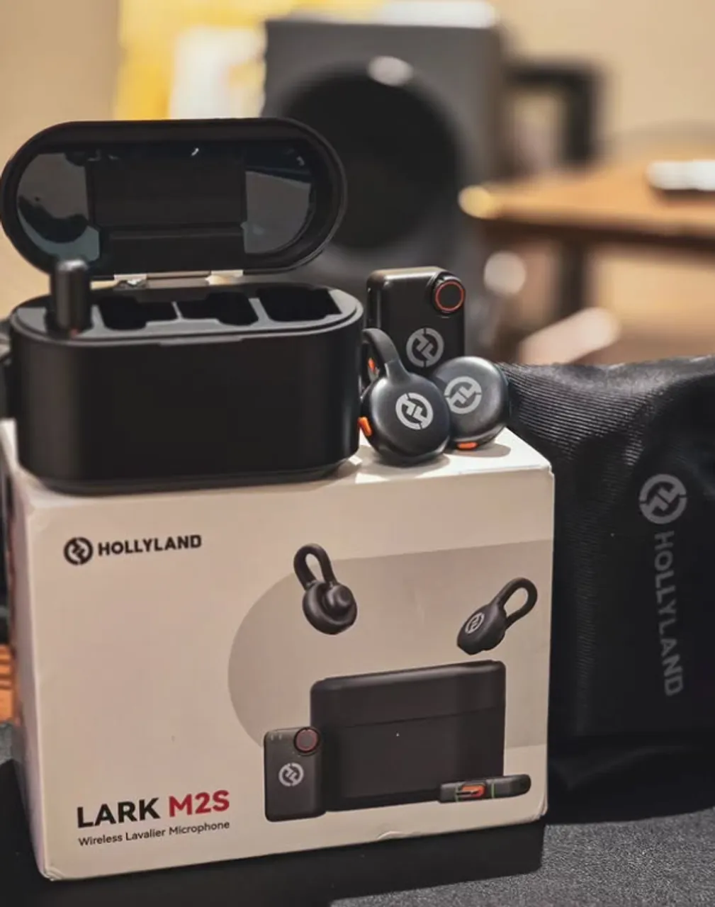 Microfone Hollyland Lark M2S Combo Wireless Usb-E