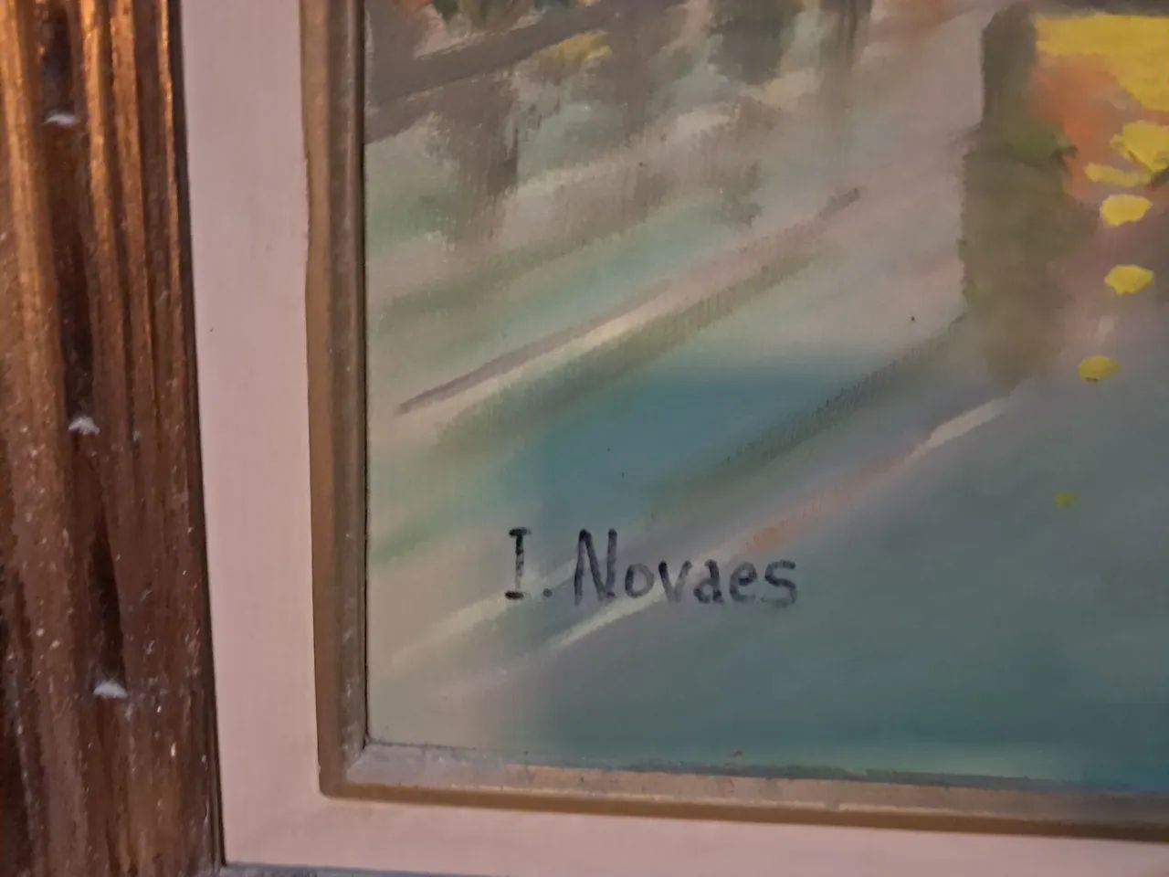 Quadro Tela a óleo do artista Ivonildo Novaes - Pintura londres - Foto 3