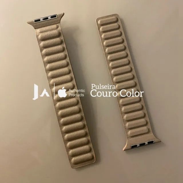 Pulseira Couro Color Magnetica  45mm