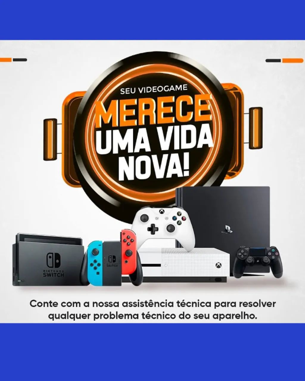 Playstation 4 - qualquer modelo - conserto