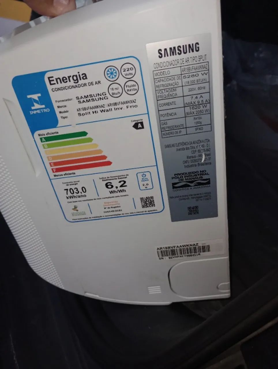 Evaporadora de ar-condicionado 