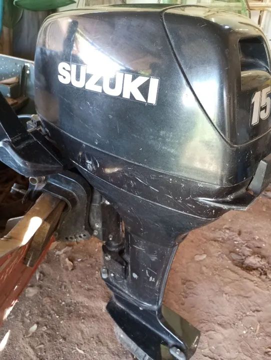 Motor de popa Suzuki, 2011, Revisado, 15 HP - Foto 4