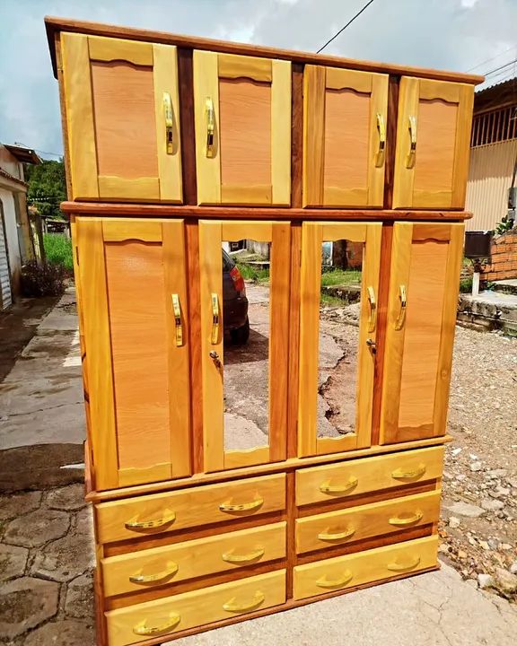 Guarda - roupa casal 4 portas - NOVO  - Foto 3