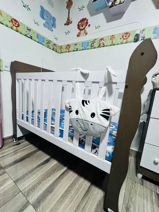 Berço modelo americano com colchão - Foto 2