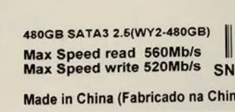 SSD 480GB - novo  - Foto 2