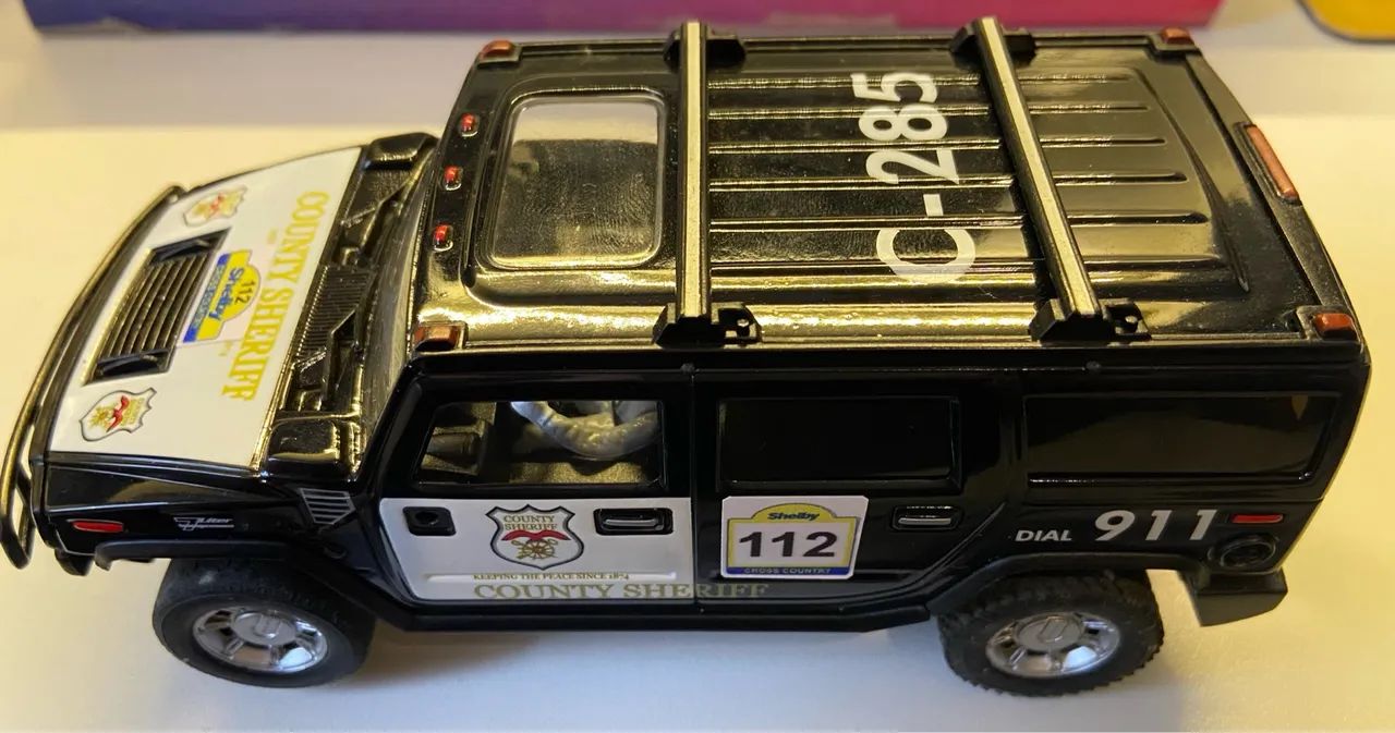 Miniatura Autorama Hummer County Sheriff Shelby
