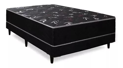 Cama Box Casal Orion Black - Entrega Rápida 