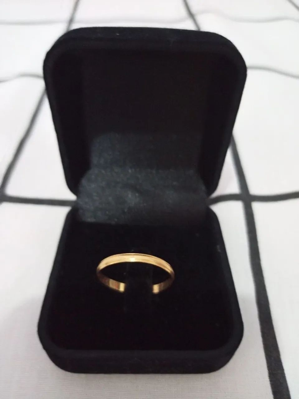 Anel de Ouro Delicado 18 - 1g