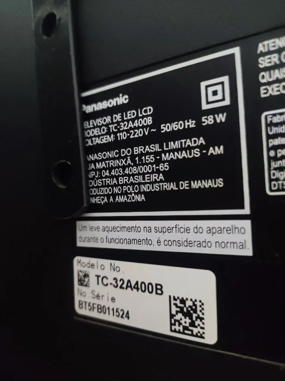 TV Panasonic Led 32 polegadas  - Foto 5