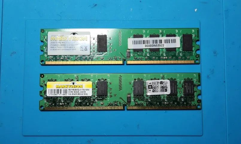 Kit Memória Ram DDR2 (8 unidades) - Foto 2