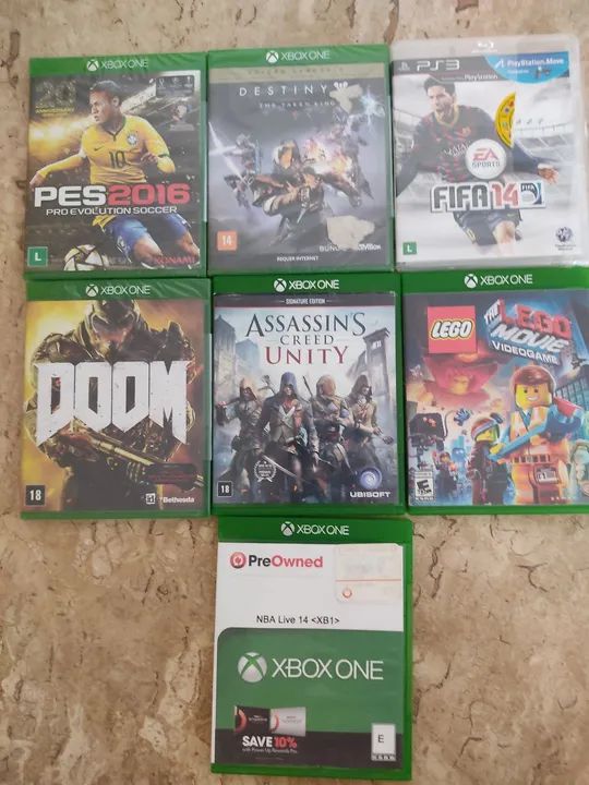 Jogos Xbox one 