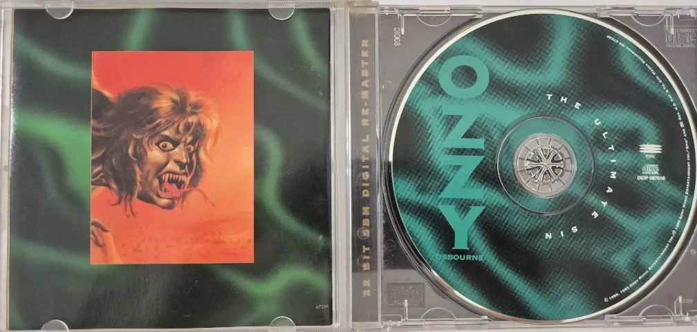 Ozzy Osbourne - The Ultimate Sin 1995 Remaster Importado [CD] - Foto 2