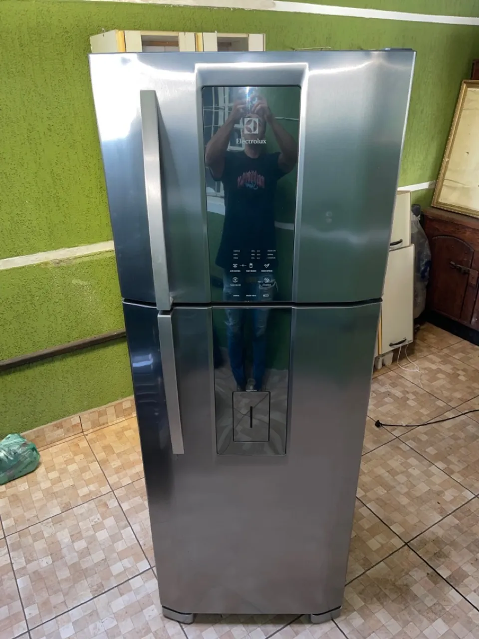 Geladeira Electrolux INOX duplex + dispenser