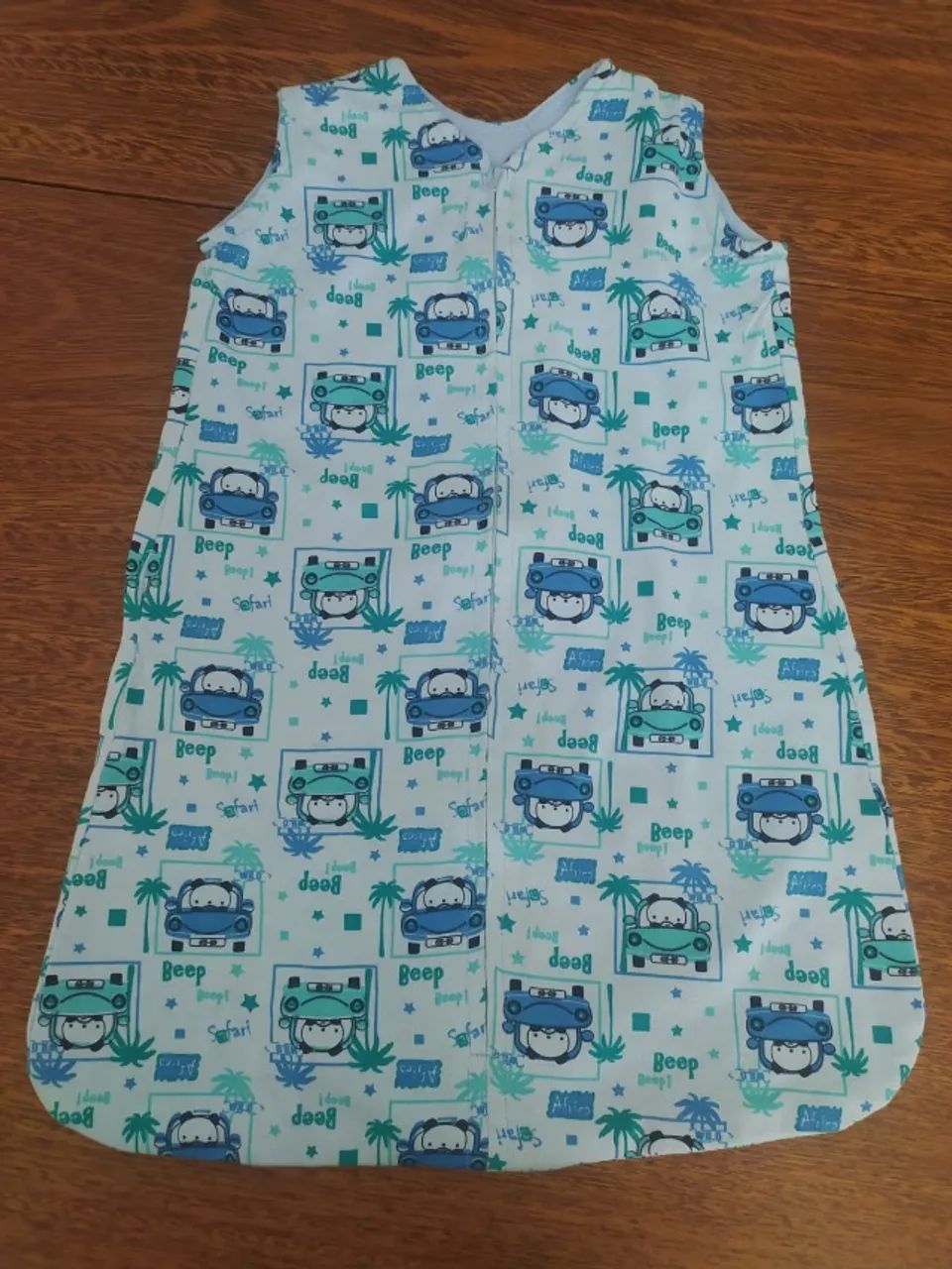 Suedini Azul Para Bebê Com Carrinhos