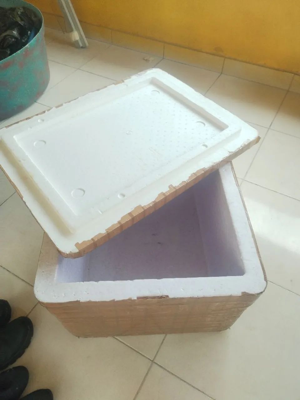 caixa de isopor grande para quem trabalha - Foto 4