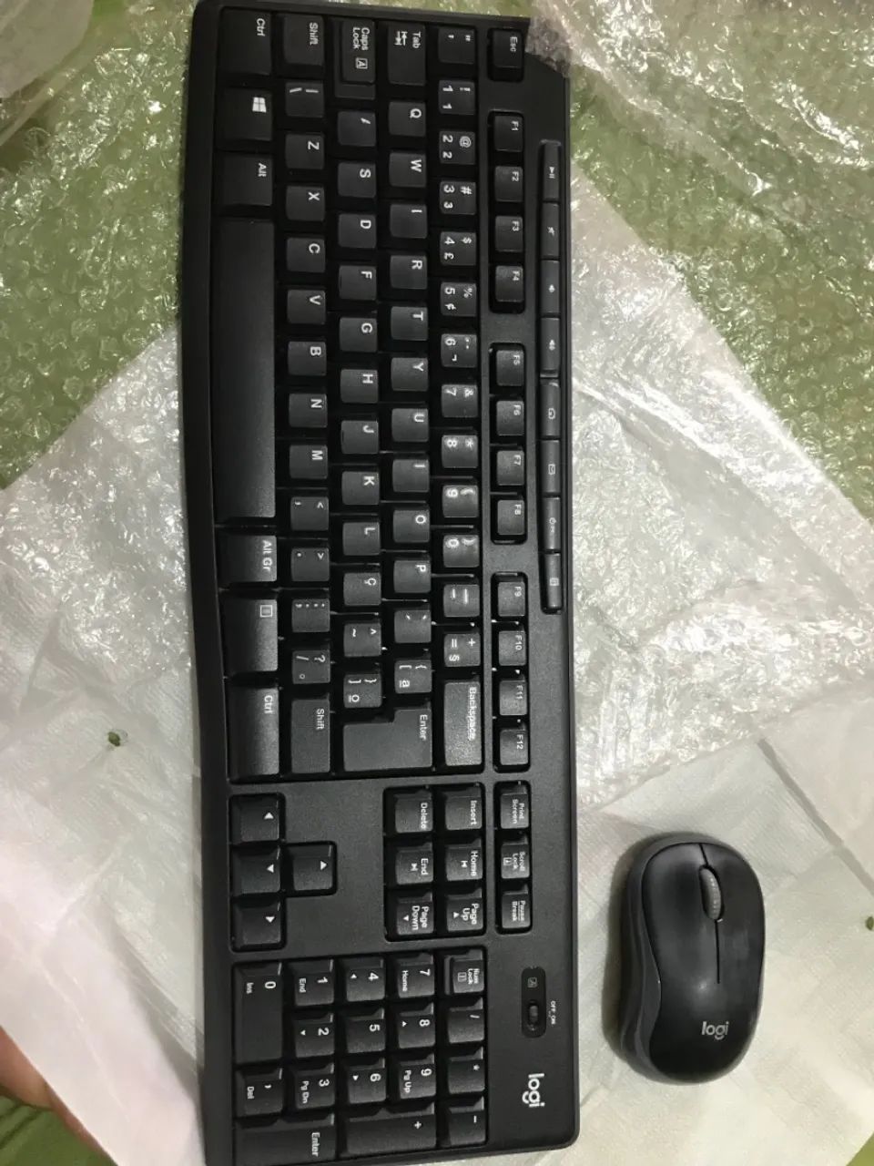 Kit Teclado e Mouse Sem Fio