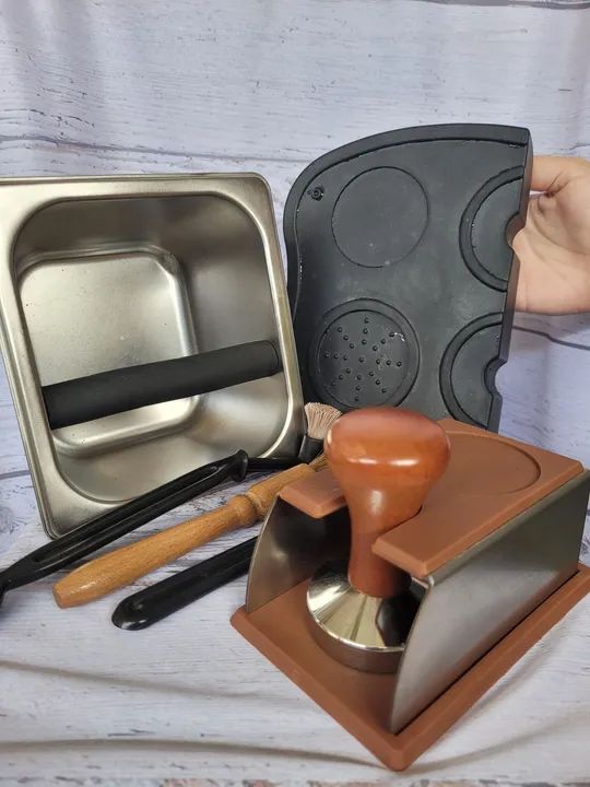 Moinho/Moedor de grãos de café profissional + utensílios  - Foto 4