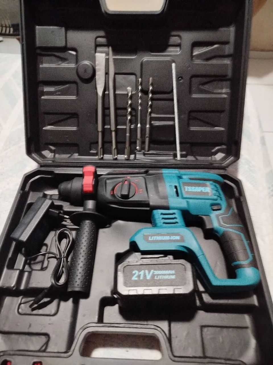 Martelete/furadeira 21V - Completa profissional 