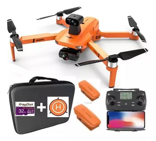 Drone KF102 RC Quadcopter com Câmera 4K, Gimbal de Dois Eixos, GPS e Wi-Fi 5G.